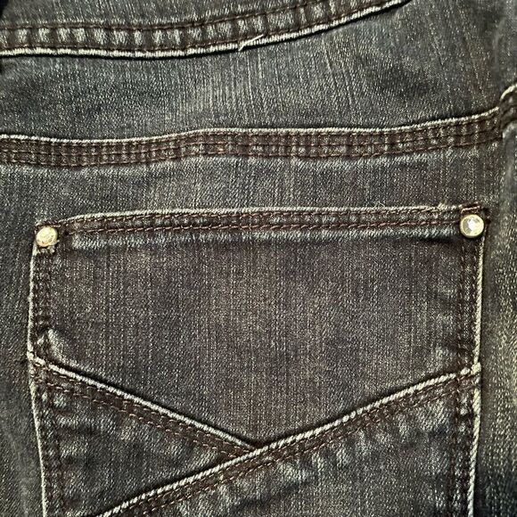 Chicos So Slimming Skinny Jeans Ankle Side Zip 4 (Chicos Size 0) - Picture 8 of 11